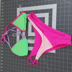 Hot pink bikini